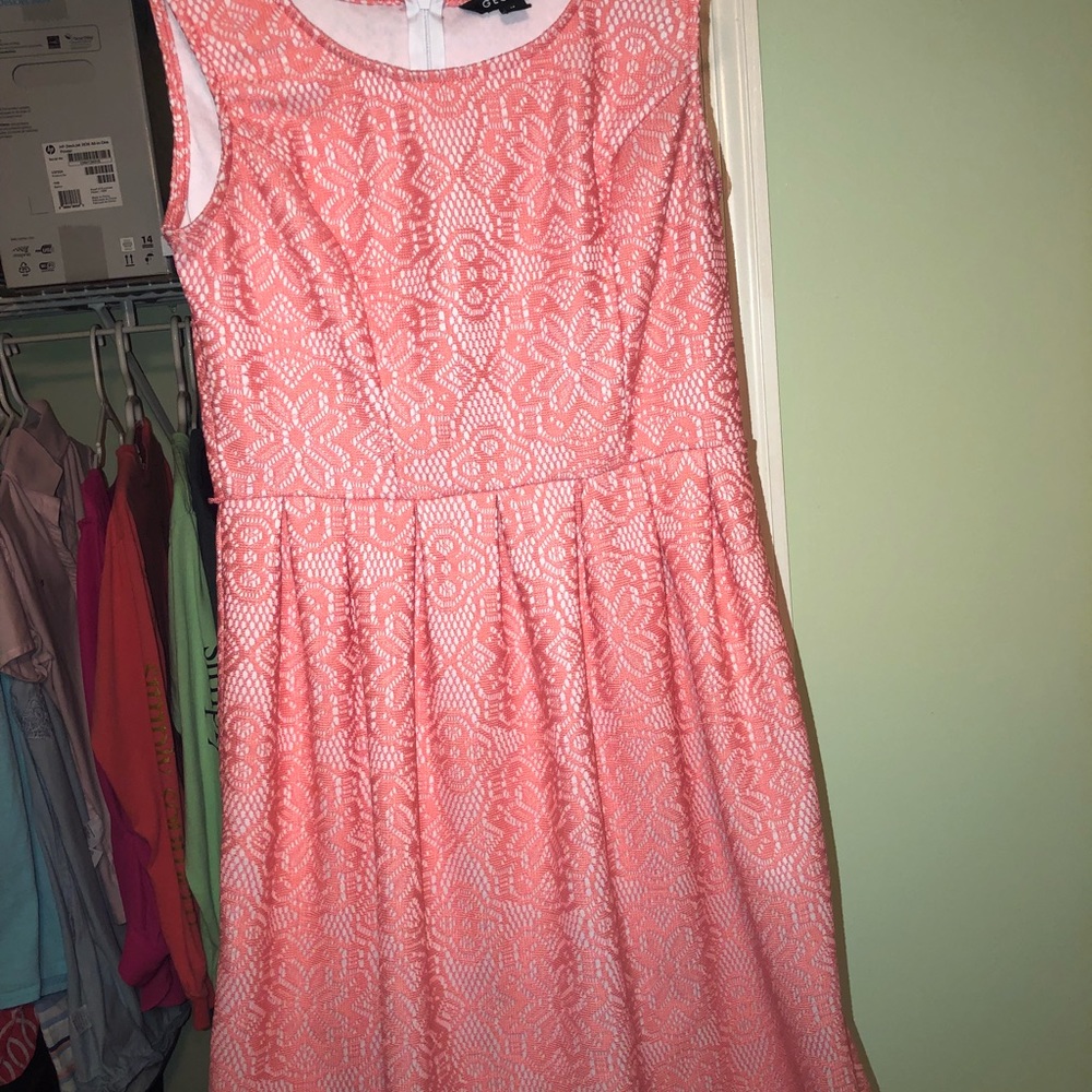 George peach colored summer dress